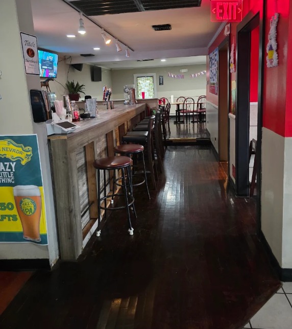 A view inside BG Pizzeria